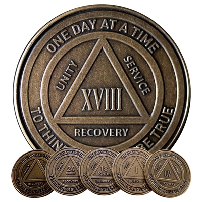 RE2 Bronze AA Anniversary Medallions
